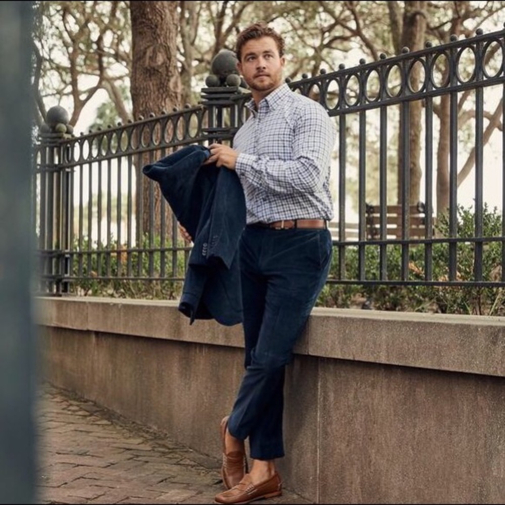 🆕 Haspel Navy Cuffed Cords, 36RW/30L